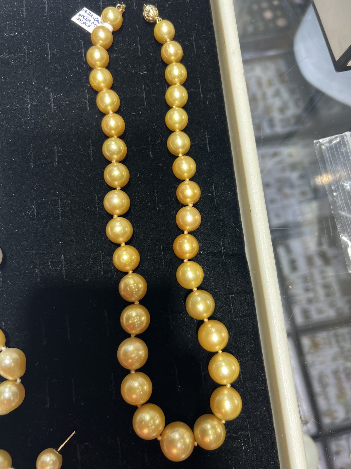 Golden South Sea Pearl Strand Necklace