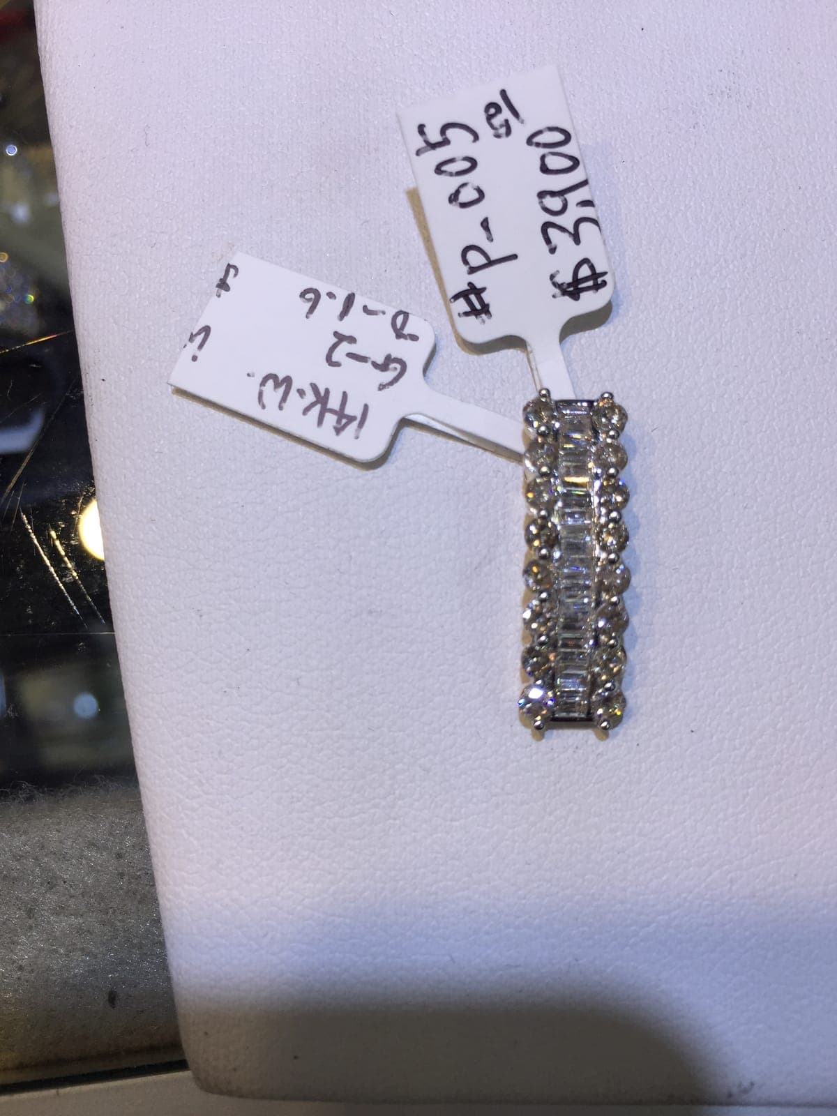 14K Diamond Eternity Band — Triple Row