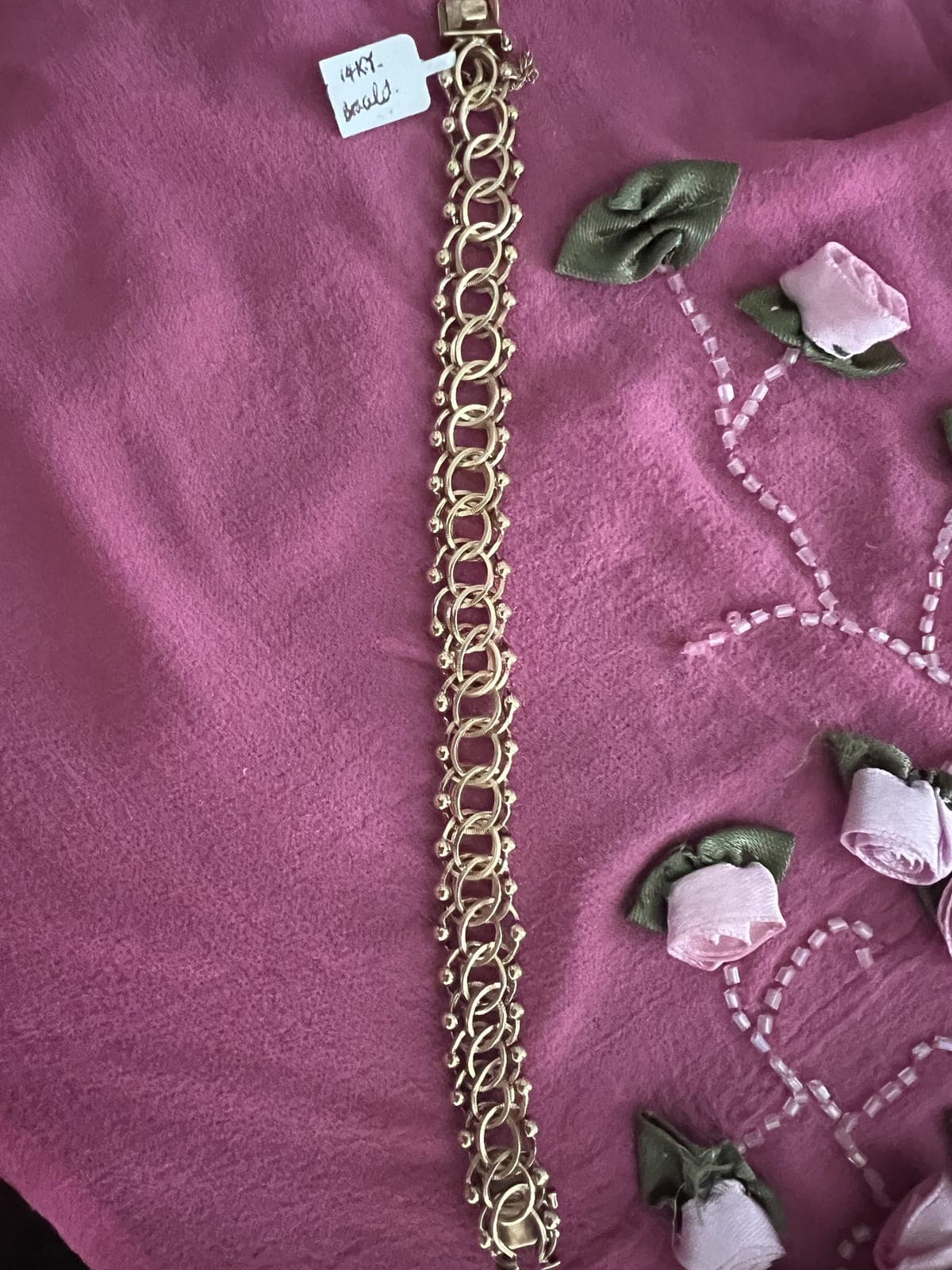 14KT Gold Chain Link Bracelet