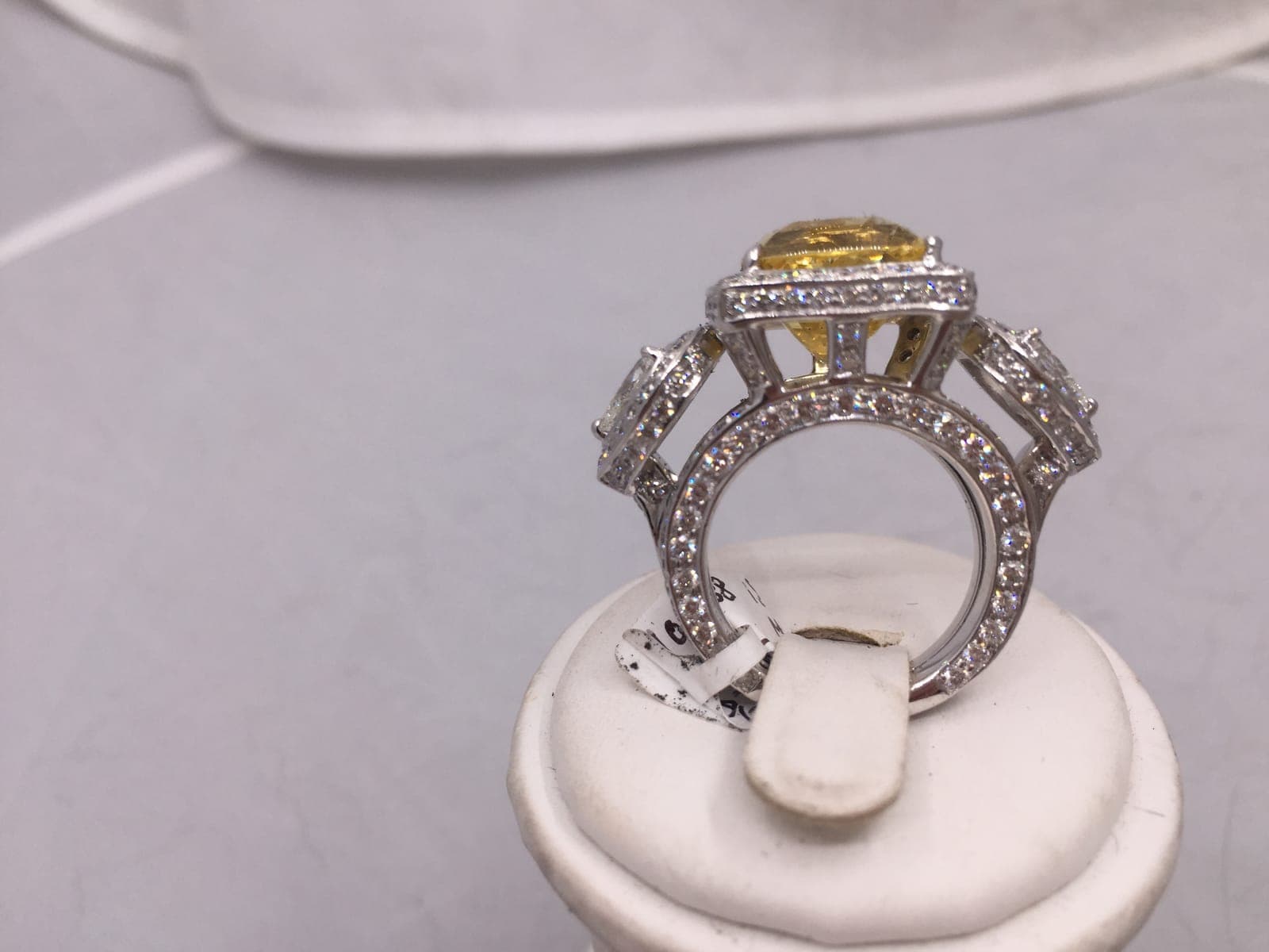 Fancy Yellow Diamond Cocktail Ring